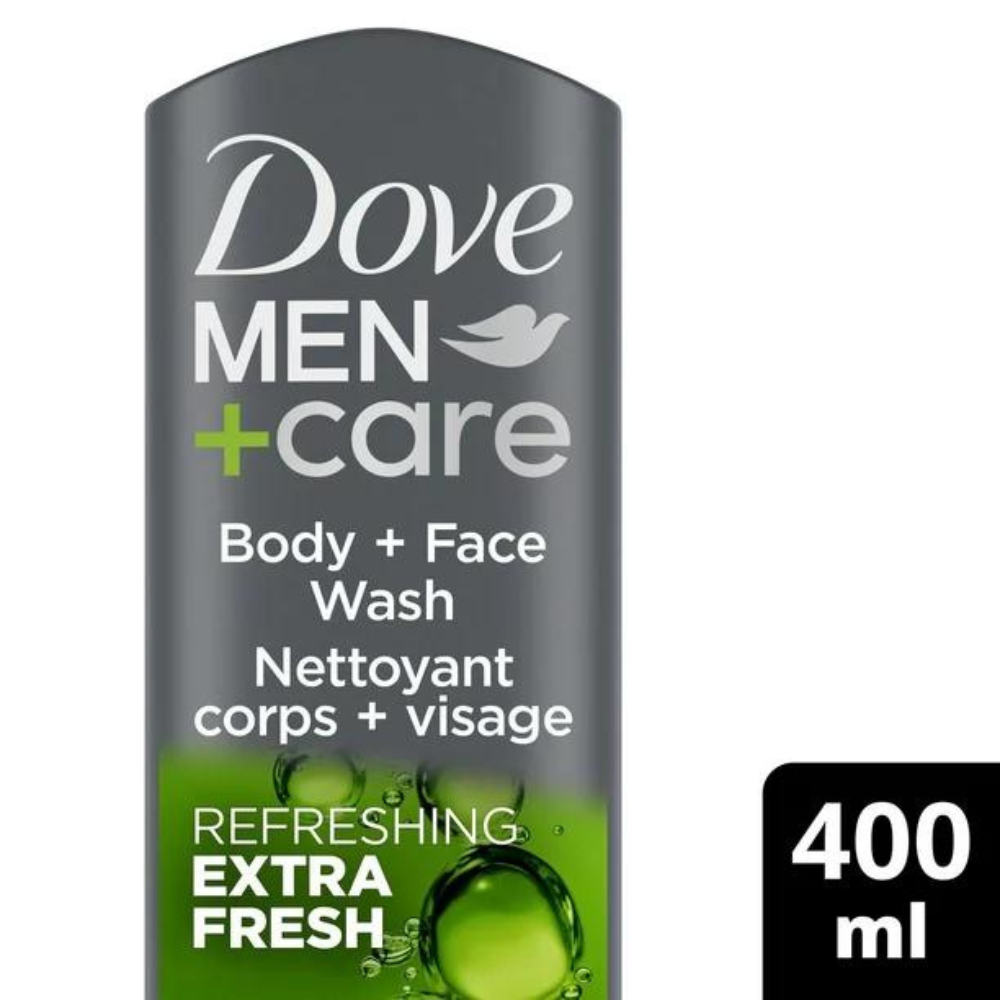 Dove Men+Care Extra Fresh Body & Face Wash, 400 ml Body & Face Wash