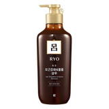 RYO Hair Strength Expert Care Shampoo for Oily Scalp, Moisturizing and Relieving Itchiness for Dryness, Hair Strengthening, Sebum Control, 13.53 Fl Oz.