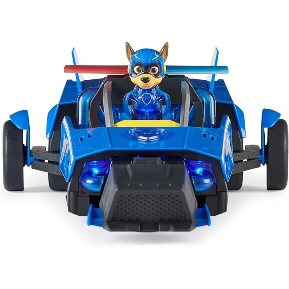 Paw Patrol – THE SUPERFILM – Transformable Deluxe Car with Paw Patrol Chase Figure