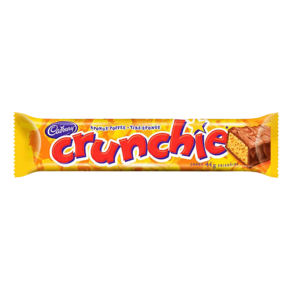 Cadbury Crunchie Chocolate Bars 24 × 44 g