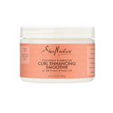 SheaMoisture Smoothie Curl Enhancing Cream Coconut and Hibiscus for Thick, Curly Hair Sulfate Free and Paraben Free 12 oz