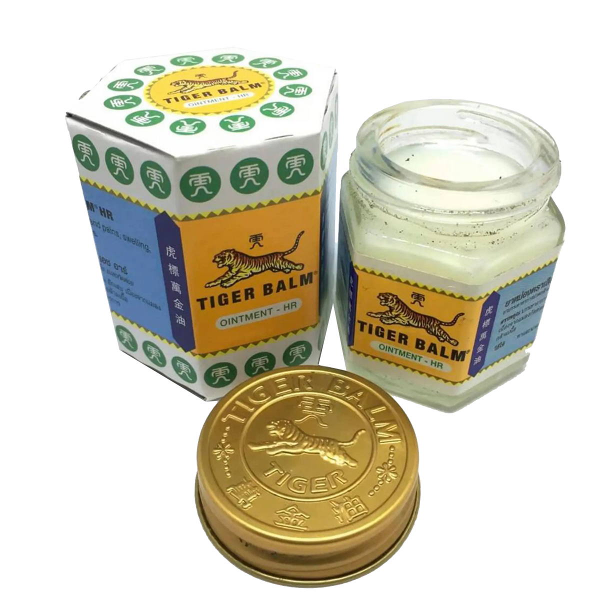 1 X White Tiger Balm BIG 30g JAR Brand NEW Freepost Made From Thailand