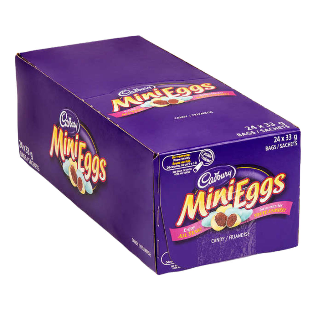 Cadbury Mini Eggs Chocolate Candy 24 × 33 g