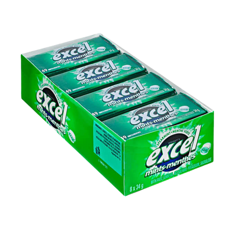 Excel Mints Spearmint Pack of 8