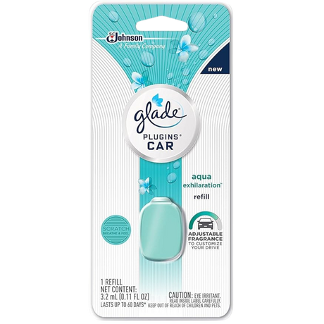 Glade Plugins Car Refill - Aqua Exhilaration