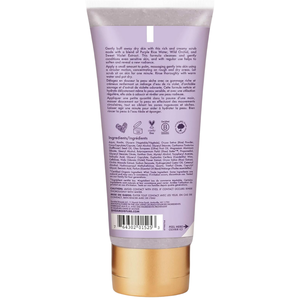 Shea Moisture Purple Rice Water Rice Scrub