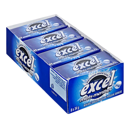 Excel Winterfresh Mints Pack of 8