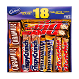 Cadbury Chocolate Bars Variety Pack Pack of 18