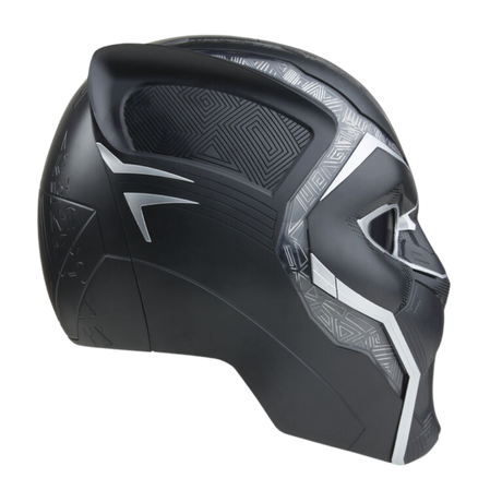 Marvel Legends Black Panther Premium Electronic Role Play Helmet with Light FX and Flip-Up/Flip-Down Lenses, Black Panther Roleplay Item
