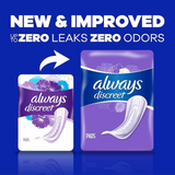 Always Discreet Adult Incontinence Heavy Postpartum Pads