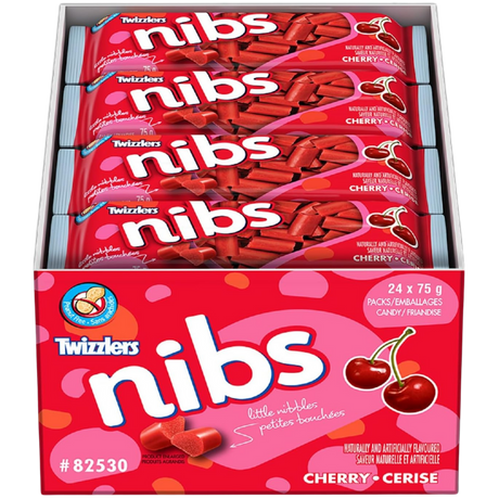 TWIZZLERS NIBS Cherry Candy 75g