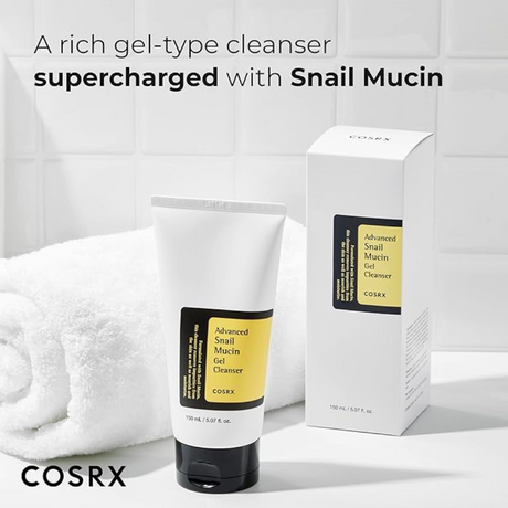 COSRX Advanced Snail Mucin Gel Cleanser, 5.07 Fl Oz / 150 mL