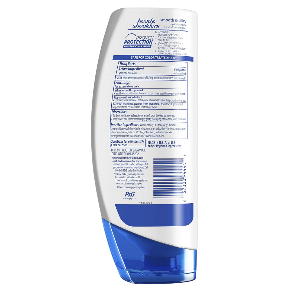 Head & Shoulders Smooth and Silky Dandruff Conditioner, 20.6 fl oz