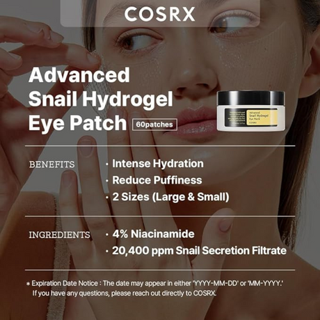 COSRX Advanced Snail Hydrogel Eye Patch