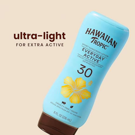 Hawaiian Tropic Everyday Active Lotion Sunscreen SPF 30, 8oz