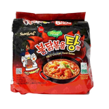 Samyang Korean HOT Spicy Noodle Fire Chicken Flavor Challenge Ramen Stew Type 5 Pack Buldak Bokkeum Tang Myun