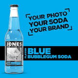 Jones Blue Bubblegum Soda Flavor (12 pack)