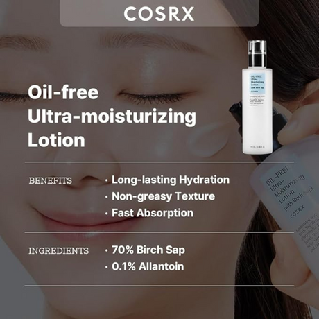 COSRX Oil-free Ultra-moisturizing Lotion with Birch Sap