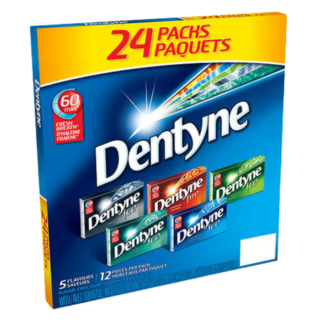 Dentyne Ice Sugar-free Variety Pack 24 packs of 12