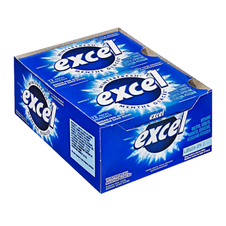 Excel Sugar-free Winterfresh Gum 12 packs of 12