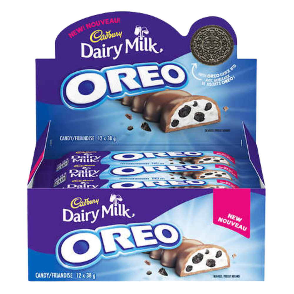 Cadbury Dairy Milk Oreo Bars 12 × 38 g