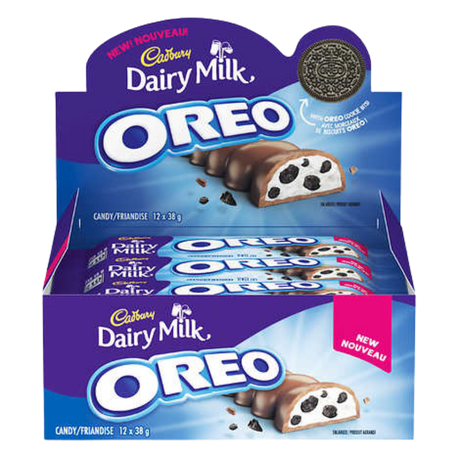 Cadbury Dairy Milk Oreo Bars 12 × 38 g