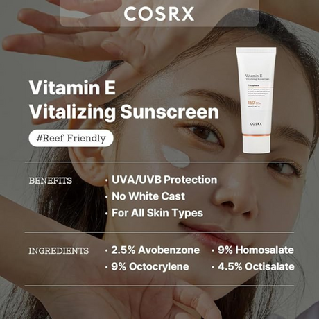 COSRX Vitamin E Vitalizing Sunscreen SPF 50 Plus