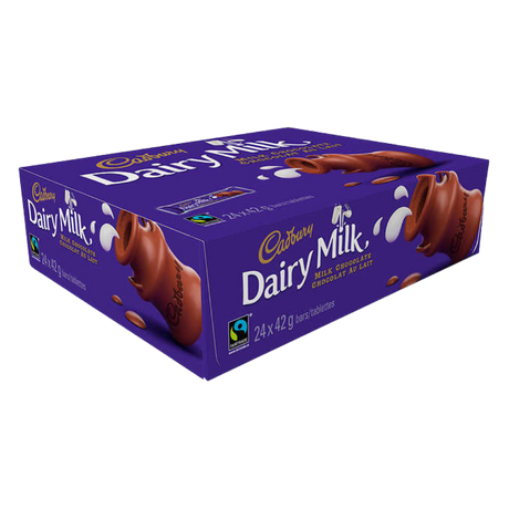 Cadbury Dairy Milk Chocolate Bars 24 × 42 g