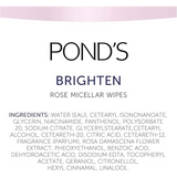 Pond's Face Ponds Brighten Facial Wipes 25 Count