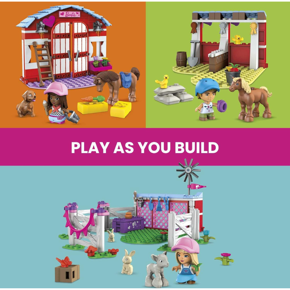 Mega Barbie Pets Horse Stable Set