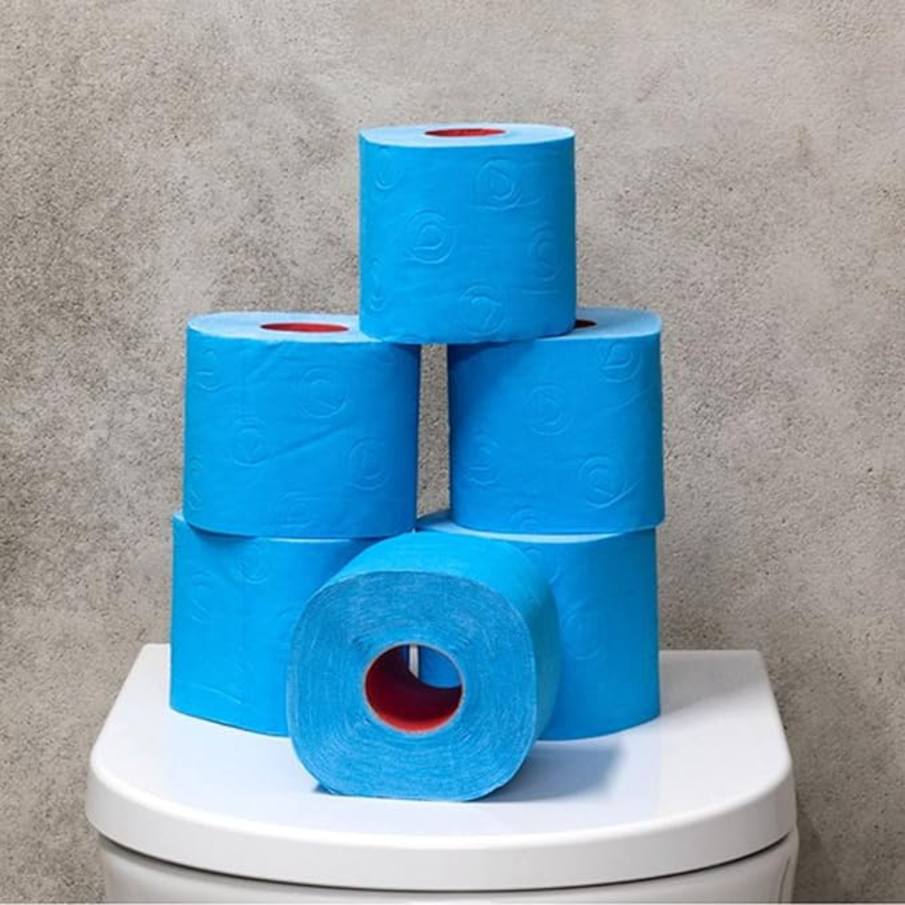 Renova Red Label Maxi Toilet Paper, Blue