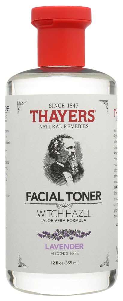 Thayers Alcohol-Free Toner, Lavender, Witch Hazel, 12-Ounces
