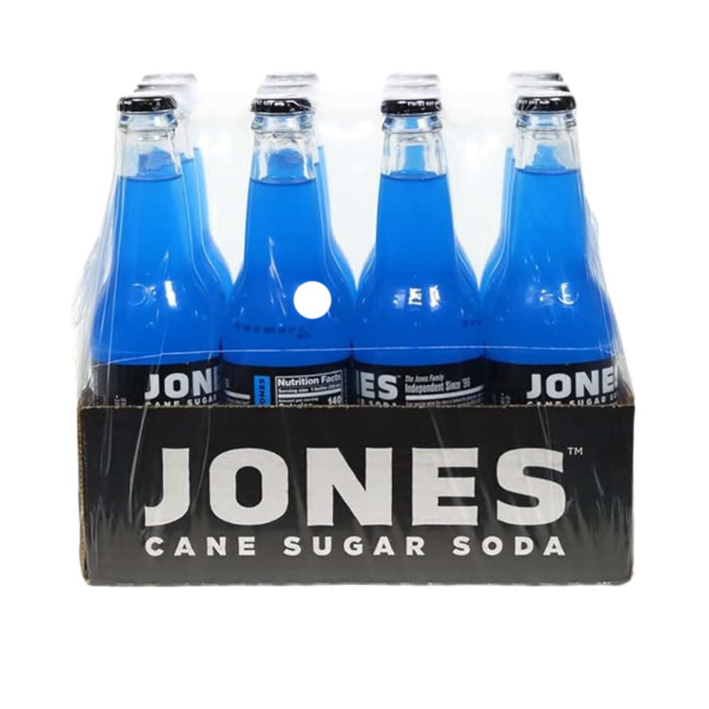 Jones Blue Bubblegum Soda Flavor (12 pack)