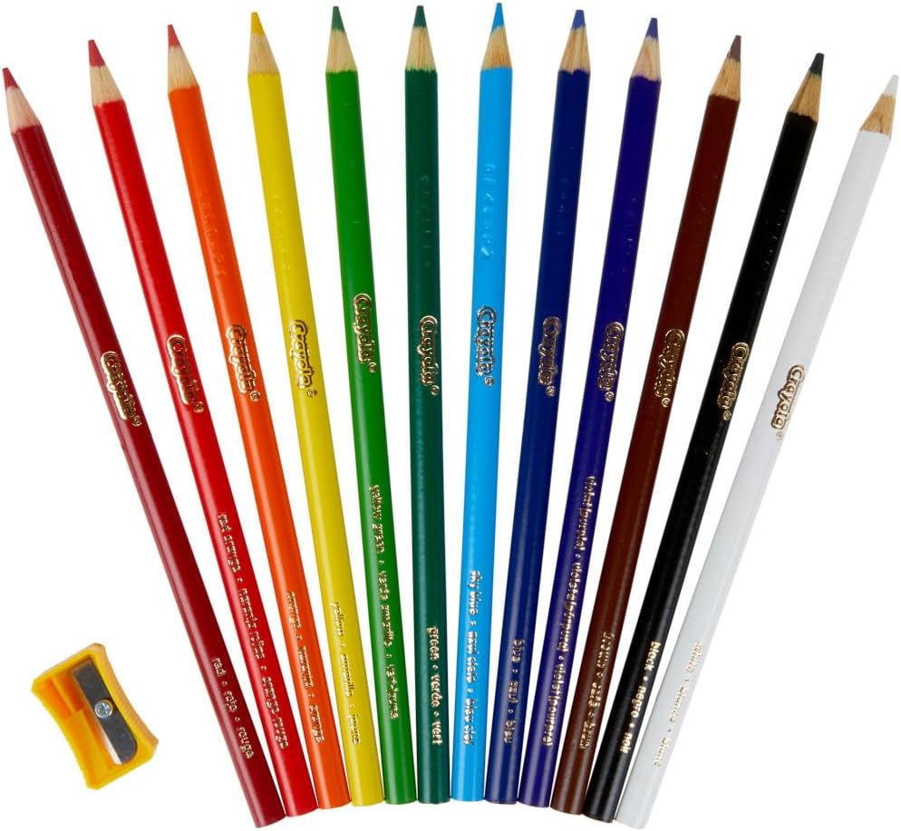 Crayola Colored Pencils Classpack (240ct), Must Have Classroom Supplies for Teachers, Bulk Colored Pencils for School, 12 Colors