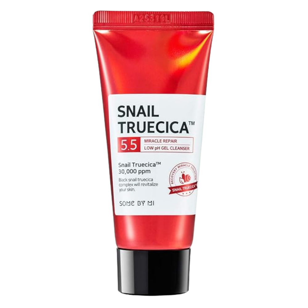 SOME BY MI Snail Truecica Miracle Repair Starter Kit/Toner 1.01Oz, Serum 0.33Oz, Gel Cleanser 1.01Oz, Cream 0.67Oz / Damaged Skin Solution for Sensitive Skin/Facial Skin Care Set