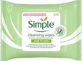 Simple Oil Balancing Cleansing Wipes 25 ct