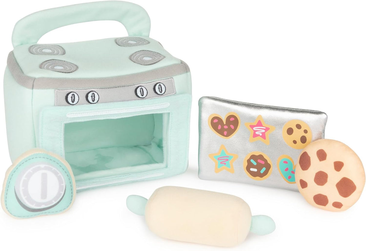 Baby GUND My First Baking Plush Playset with Sounds, Rattle, Squeaks and Crinkles, Ultra Soft Plush Sensory Toy for Babies and Newborns