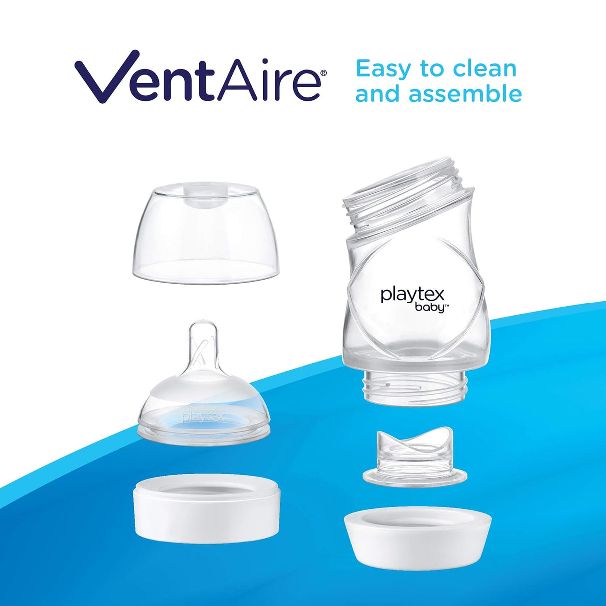 Playtex Baby Ventaire Anti Colic Baby Bottle, BPA Free - Gift Set