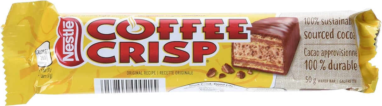 Nestle Coffee Crisp Chocolate 48 X 50g