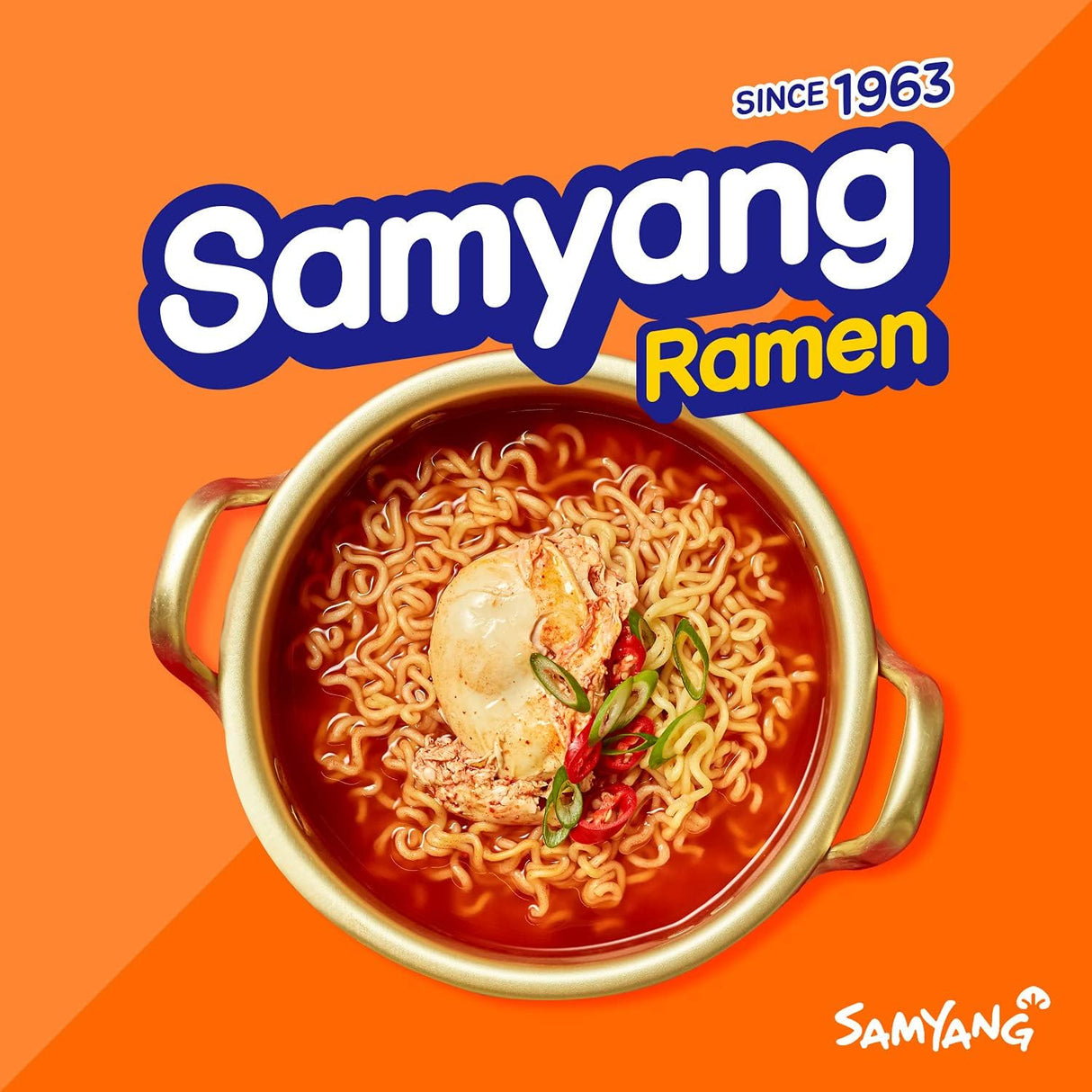 Samyang Ramen Korean Noodle Soup, 4.23 oz (Pack of 5)