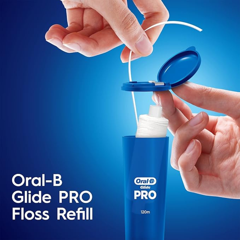 Oral-B Glide PRO Refillable Dental Floss Starter Kit, 120m