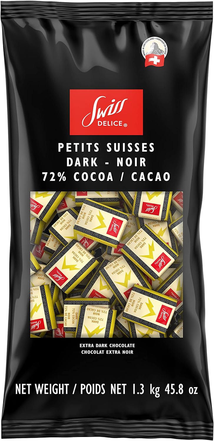 Swiss Delice Dark Chocolate 72% 1.3 Kg