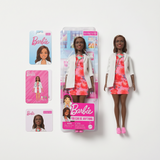 Barbie You Can Be Anything Doctor Doll – Floral Dress & White Coat