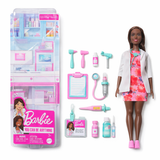 Barbie You Can Be Anything Doctor Doll – Floral Dress & White Coat