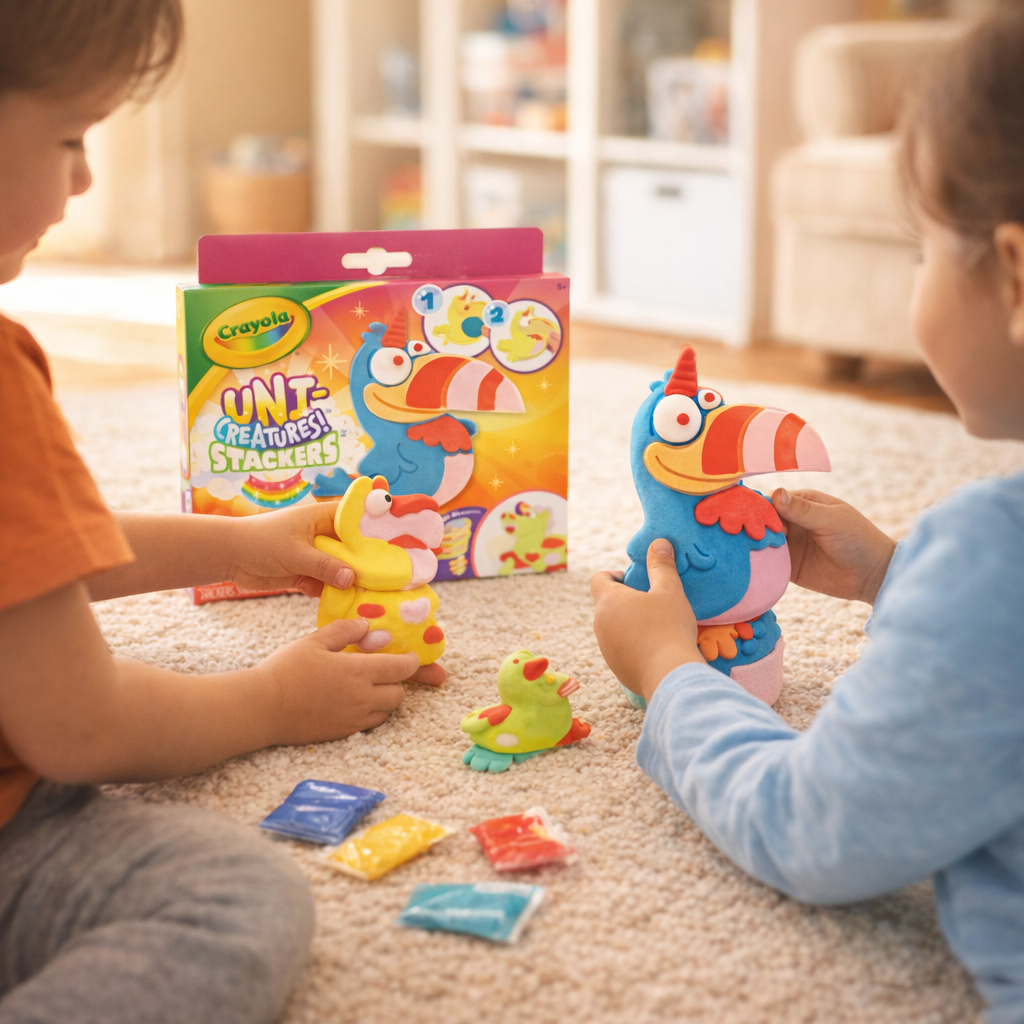 Crayola Uni-Creatures! Stackers Model Magic Kit