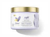 Dove Body Love Body Polish Night Recovery Body Scrub with Retinol & Botanical Oils 340g