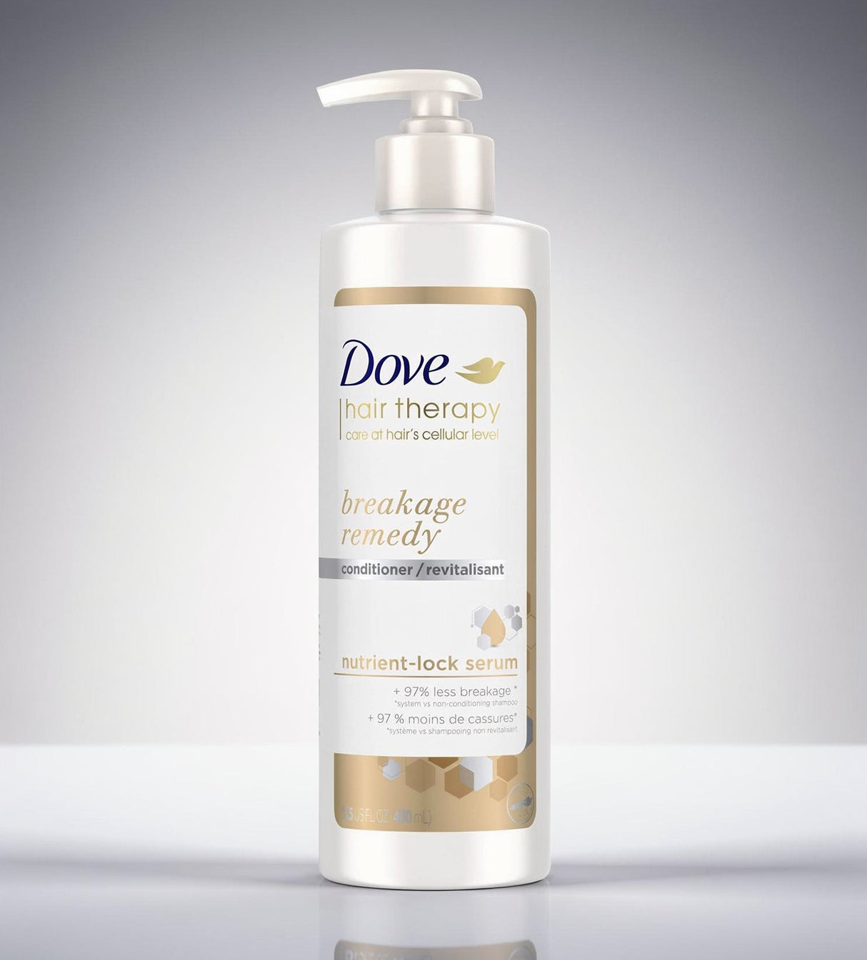 Dove Hair Therapy Breakage Remedy Conditioner with Nutrient-Lock Serum 400ml