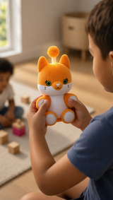 Fuzzible Friends Cubby the Fox – Alexa Connected Plush Light Up Toy