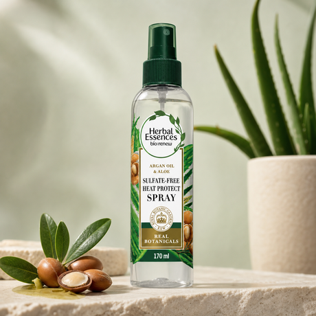 Herbal Essences Argan Oil & Aloe Sulfate-Free Heat Protect Spray 170ml