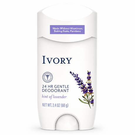 Ivory Gentle Deodorant Hint of Lavender 68g (2.4 oz)